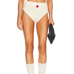 NWT For Love & Lemons Ellie Knit Shorts Size Medium